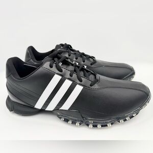 Adidas Powerband Grind Golf Shoes Black White Men’s Size 9.5 New Without Box